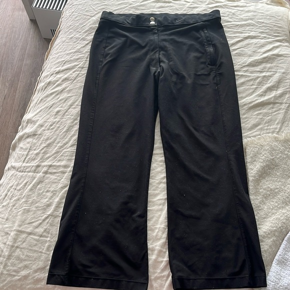 Nike womens dri fit crop stretch pants - Picture 1 of 3